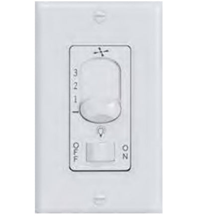 Maxim Lighting - FCT88801WT - AC Hardwired Light & Fan Control