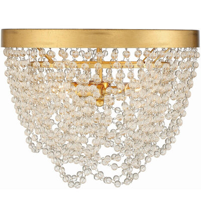 Crystorama - Fiona 13.75" Flush Mount