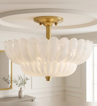 Quoizel - WHP1716BRG - Whitecap 15.5-inch Semi-Flush Mount
