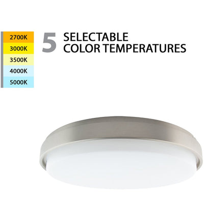 WAC Limited - FM-200118-CS-BN - Lithium 18.82" Flush Mount