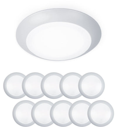 WAC Limited - FM-304-930-WT-10 - Disc 5.9" Flush Mount (Pack of 10)