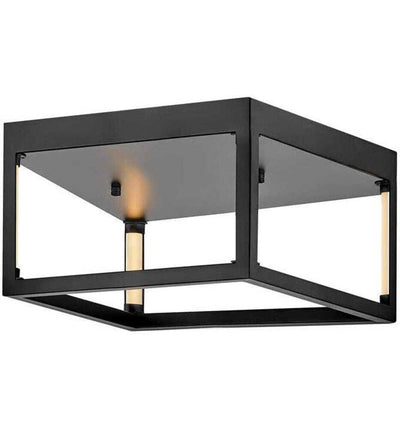 Fredrick Ramond - FR31031BLK - Onyx 14" Flush Mount
