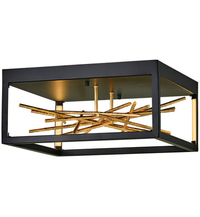 Fredrick Ramond - FR46401BLK - Styx 18" Flush Mount