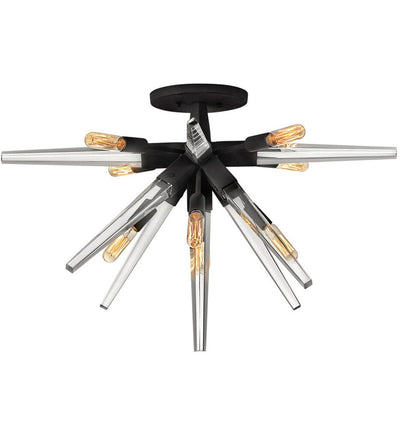 Fredrick Ramond - FR47401BLK - Ariel 26" Semi-Flush Mount