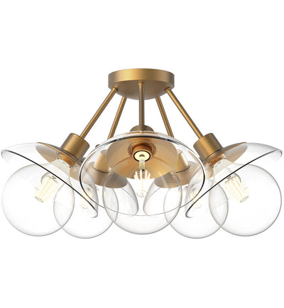 Alora Mood - Francesca 19.75" Semi-Flush