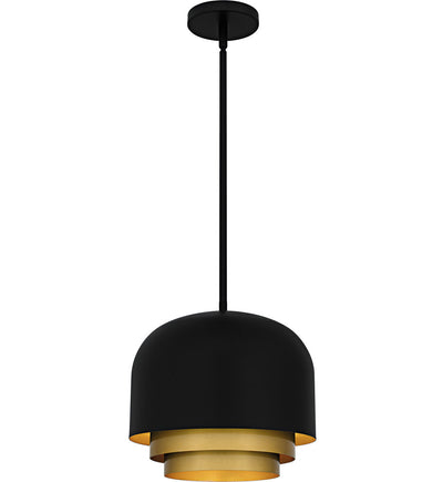 Quoizel - FRK1812MBK - Frankie 12" Pendant