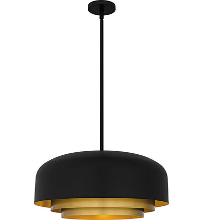 Quoizel - FRK2822MBK - Frankie 22" Pendant