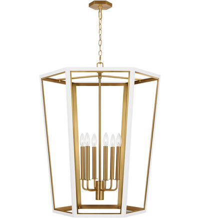 Visual Comfort Studio - AC1106MWTBBS - Curt 26.625" Chandelier