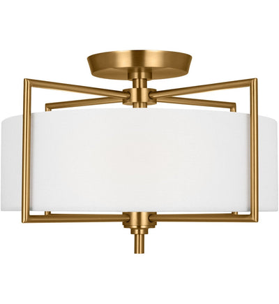 Visual Comfort Studio - CF1122BBS - Perno 15" Semi-Flush Mount