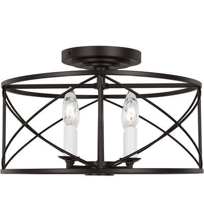 Visual Comfort Studio - Chapman & Myers - Beatrix 15" Semi-Flush