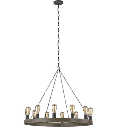 Visual Comfort Studio - F3932/12WOW/AF - Sean Lavin - Avenir 36" Chandelier
