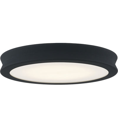 Justice Design Group - FSN-4181-OPAL-MBTX - Bevel 12.5" Flush Mount