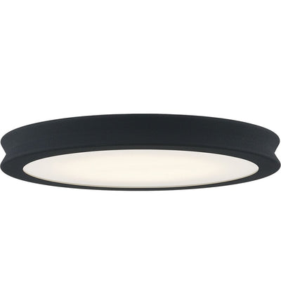 Justice Design Group - FSN-4182-OPAL-MBTX - Bevel 16.5" Flush Mount