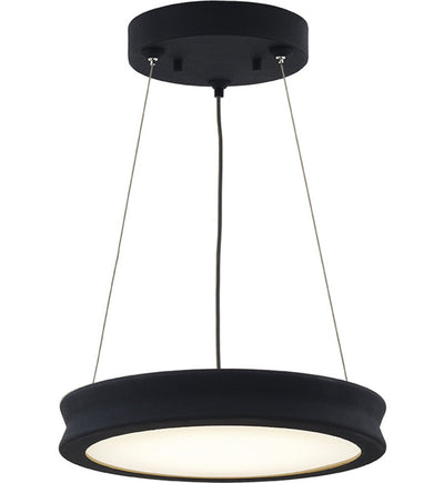 Justice Design Group - FSN-4190-OPAL-MBTX - Bevel 8.5" Pendant