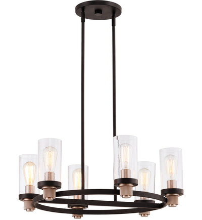 Justice Design Group - FSN-4363-SEED-MBBR - Austin 27" Chandelier