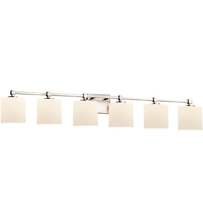 Justice Design Group - FSN-8426-30-OPAL-NCKL - Tetra 51.5" Bath Vanity Light