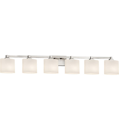 Justice Design Group - FSN-8436-30-OPAL-NCKL - Regency 51.5" Bath Vanity Light