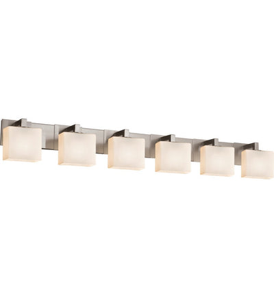Justice Design Group - FSN-8926-55-OPAL-NCKL - Modular 55.5" Bath Vanity Light
