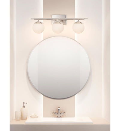 Justice Design Group - FSN-8963-OPAL-CROM - Epoch 25.5" Bath Vanity Light