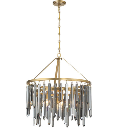 Crystorama - GEM-7004-MG-SS - Gemma 24-Inch Chandelier