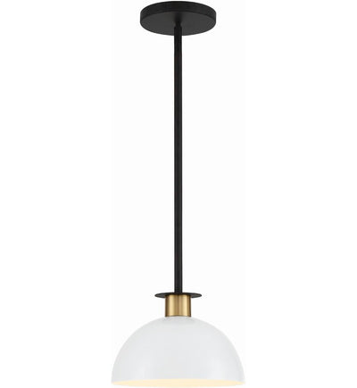 Crystorama - GIG-813-BK-AG - Gigi 10" Pendant