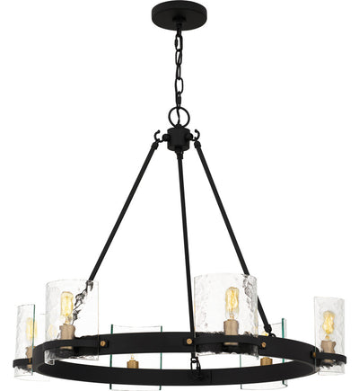 Quoizel - GLC5028MBK - Gloucester 28.25" Chandelier