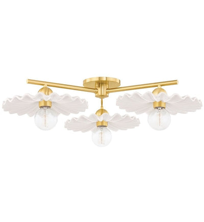 Mitzi - H499603-AGB/CCR - Tinsley 33" Semi Flush Mount