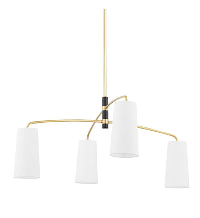 Mitzi - H612804-AGB/SBK - Evelyn 45" Chandelier