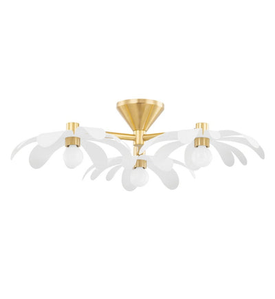 Mitzi - H698603-AGB/TWH - Twiggy 25" Semi-Flush