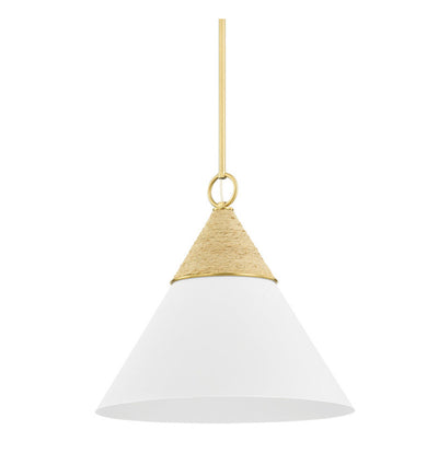 Mitzi - H709701L-AGB/TWH - Mica 18" Pendant