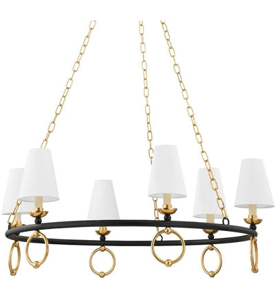 Mitzi - H757806-AGB/TBK - Haverford 36.5" Chandelier