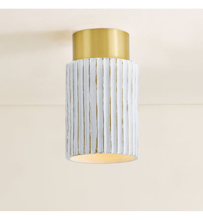 Mitzi - H830501-AGB/CWB - Corissa 5.75" Flush Mount