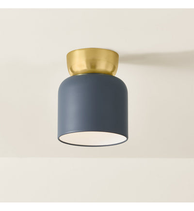 Mitzi - H890501S-AGB/SBL - Batya 6.25" Flush Mount