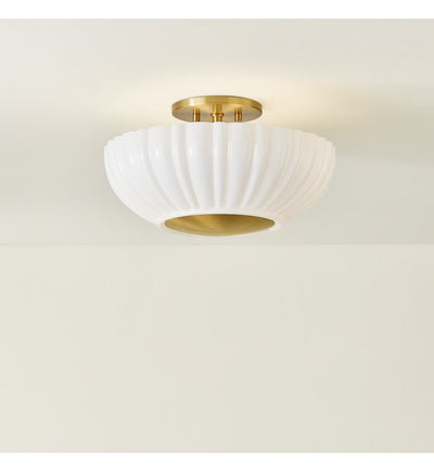 Mitzi - H966502-AGB - Anne 15" Flush Mount