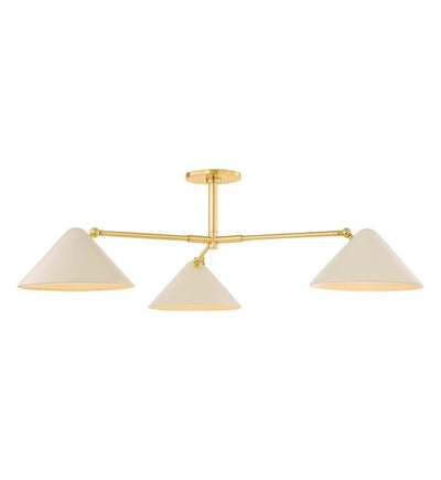 Mitzi - H993603-AGB/SBQ - Sonja 52" Semi-Flush Mount
