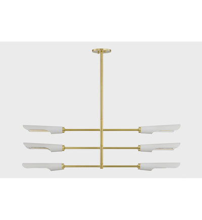 Mitzi - H828806-AGB/SWH - Harperrose 48" Chandelier