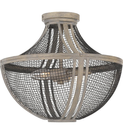 Quoizel - HLE1715DGW - Hallie 15.25" Semi-Flush Mount
