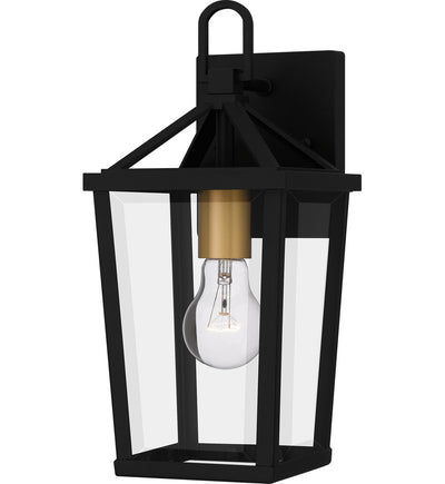 Quoizel - HUL8406MBK - Hull 13.25" Outdoor Wall Sconce