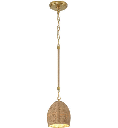 Crystorama - JAC-10502-SG - Jace 6" Pendant