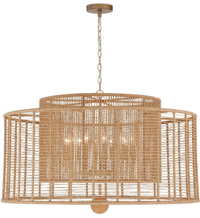 Crystorama - JAY-A5009-BS - Jayna 42.75" Chandelier