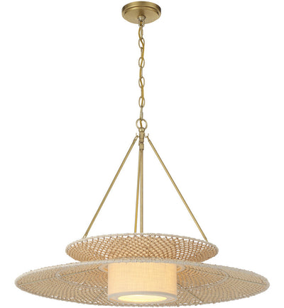 Crystorama - JNP-10543-SG - Janipher 29.5-Inch Chandelier