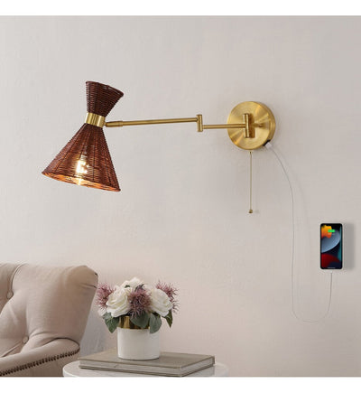 Jonathan Y - Lily 25" Wall Sconce