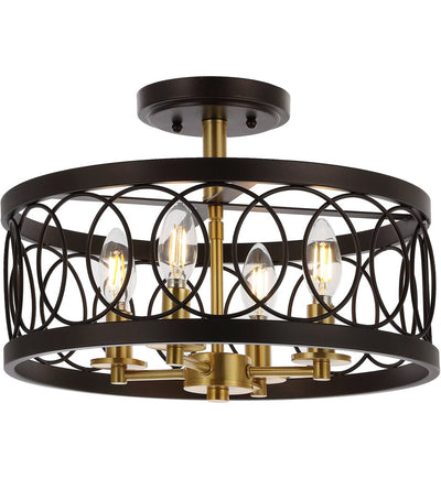 Jonathan Y - Sylvain 15.5" Semi-Flush