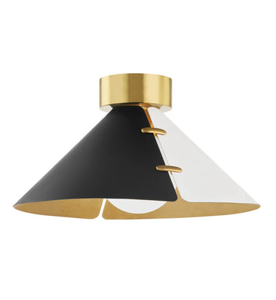 Hudson Valley - KBS1352501L-AGB - Split 15" Flush Mount
