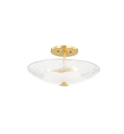 Hudson Valley - KBS1742503S-AGB - Lago 16.25" Flush Mount