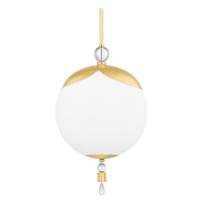 Hudson Valley - KBS1748701L-AGB - Perla 16" Pendant