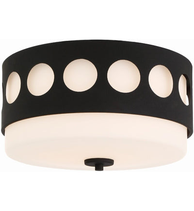Crystorama - Kirby 13.25" Flush Mount