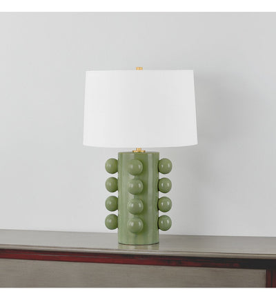 Hudson Valley - L9126-AGB/CMC - Roselle 26.25" Table Lamp