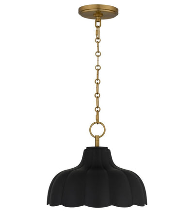 Quoizel - LEA1812MBK - Leanne 12-inch Pendant