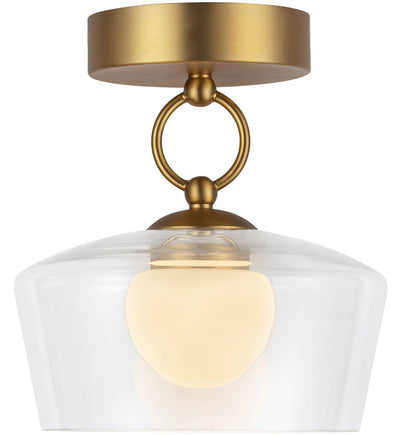 Alora Mood - Leota 8" Semi-Flush Mount